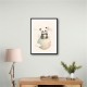 Panda Planet Nursery Wall Art Print