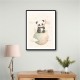 Panda Planet Nursery Wall Art Print