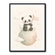 Panda Planet Nursery Wall Art Print