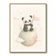Panda Planet Nursery Wall Art Print