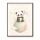 Panda Planet Nursery Wall Art Print
