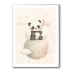Panda Planet Nursery Wall Art Print