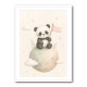 Panda Planet Nursery Wall Art Print