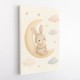 Rabbit On The Moon Nursery Wall Art Print