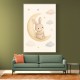 Space Friends Nursery Wall Art Print