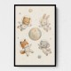 Space Friends Nursery Wall Art Print