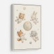 Space Friends Nursery Wall Art Print