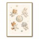 Space Friends Nursery Wall Art Print
