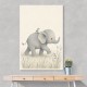 Baby Elephant Walk Kids Wall Art Prints