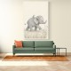 Baby Elephant Walk Kids Wall Art Prints
