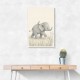 Baby Elephant Walk Kids Wall Art Prints