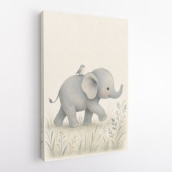 Baby Elephant Walk Kids Wall Art Prints