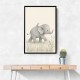 Baby Elephant Walk Kids Wall Art Prints