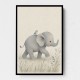 Baby Elephant Walk Kids Wall Art Prints