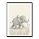 Baby Elephant Walk Kids Wall Art Prints