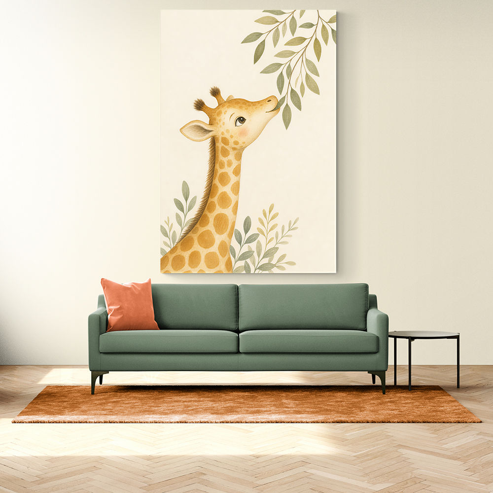 Gentle Giraffe Kids Wall Art Prints