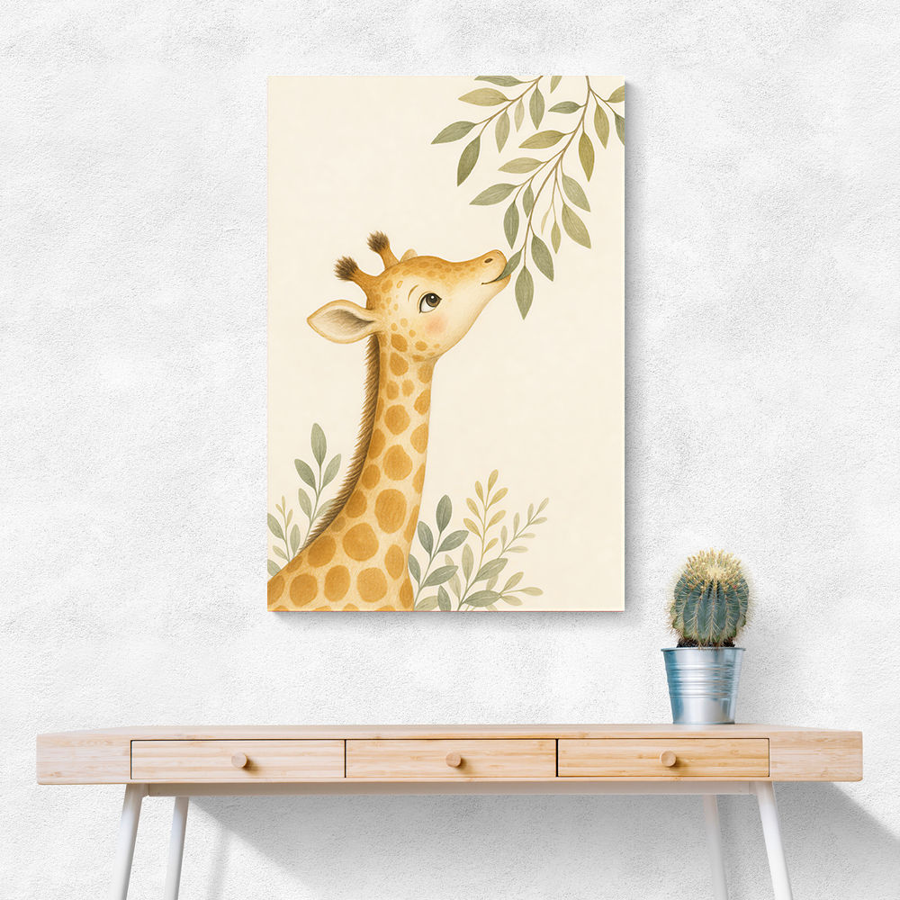 Gentle Giraffe Kids Wall Art Prints