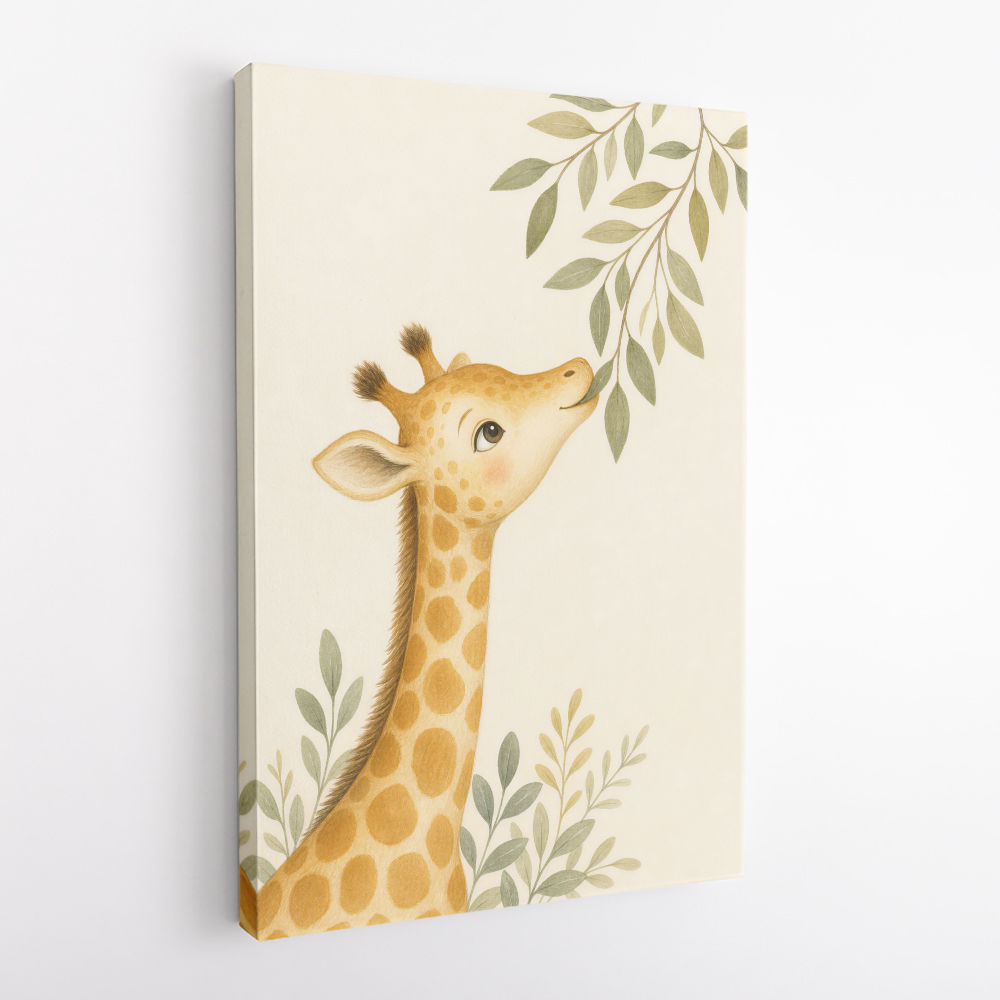 Gentle Giraffe Kids Wall Art Prints