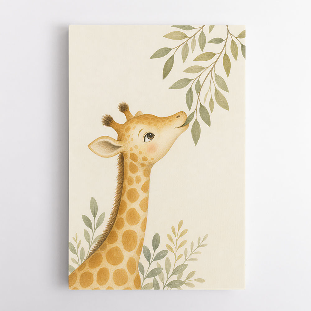 Gentle Giraffe Kids Wall Art Prints