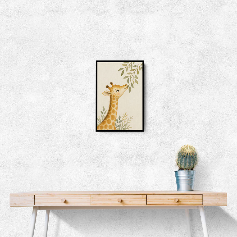 Gentle Giraffe Kids Wall Art Prints