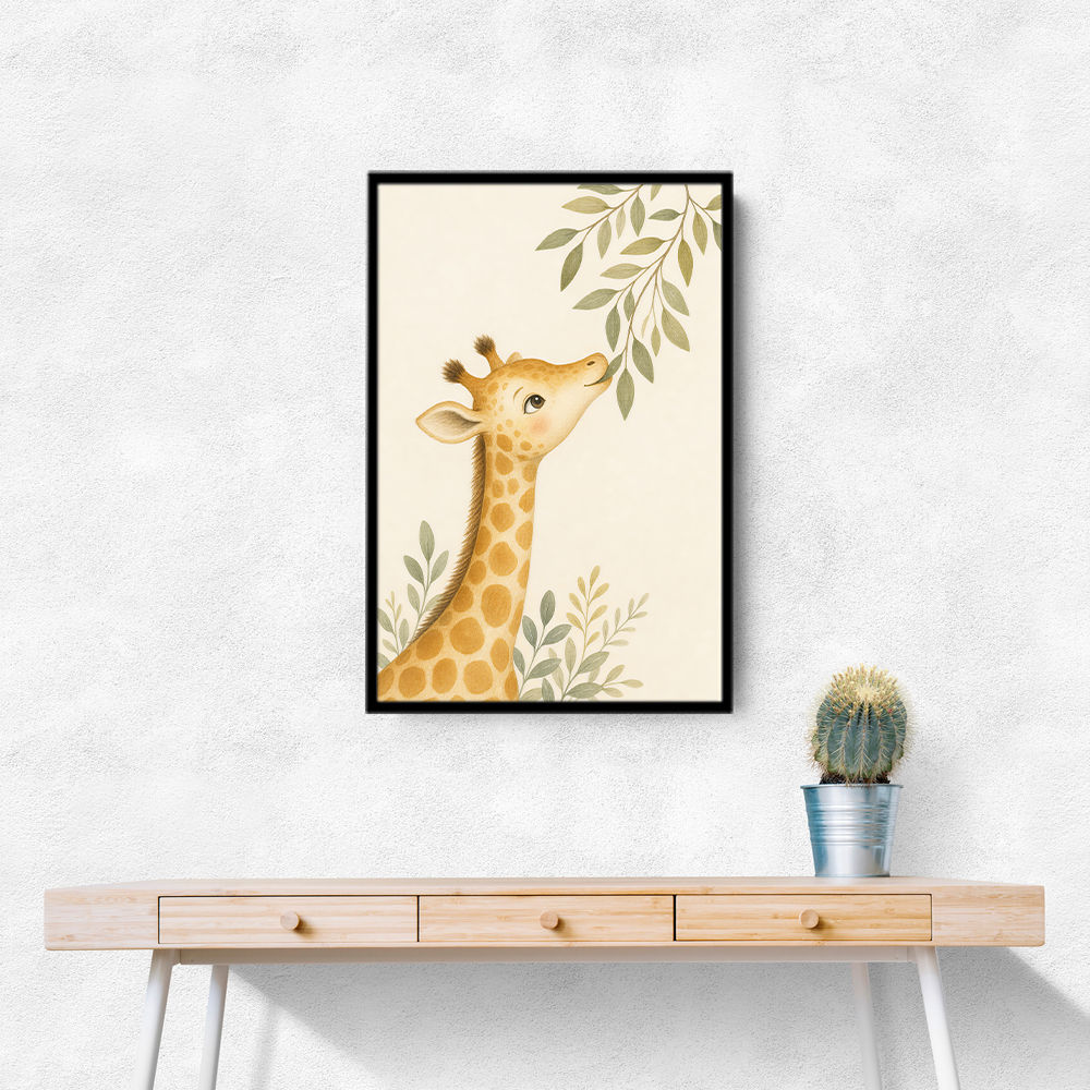 Gentle Giraffe Kids Wall Art Prints