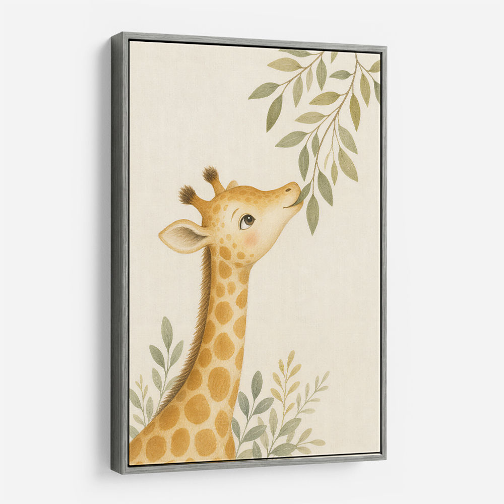 Gentle Giraffe Kids Wall Art Prints