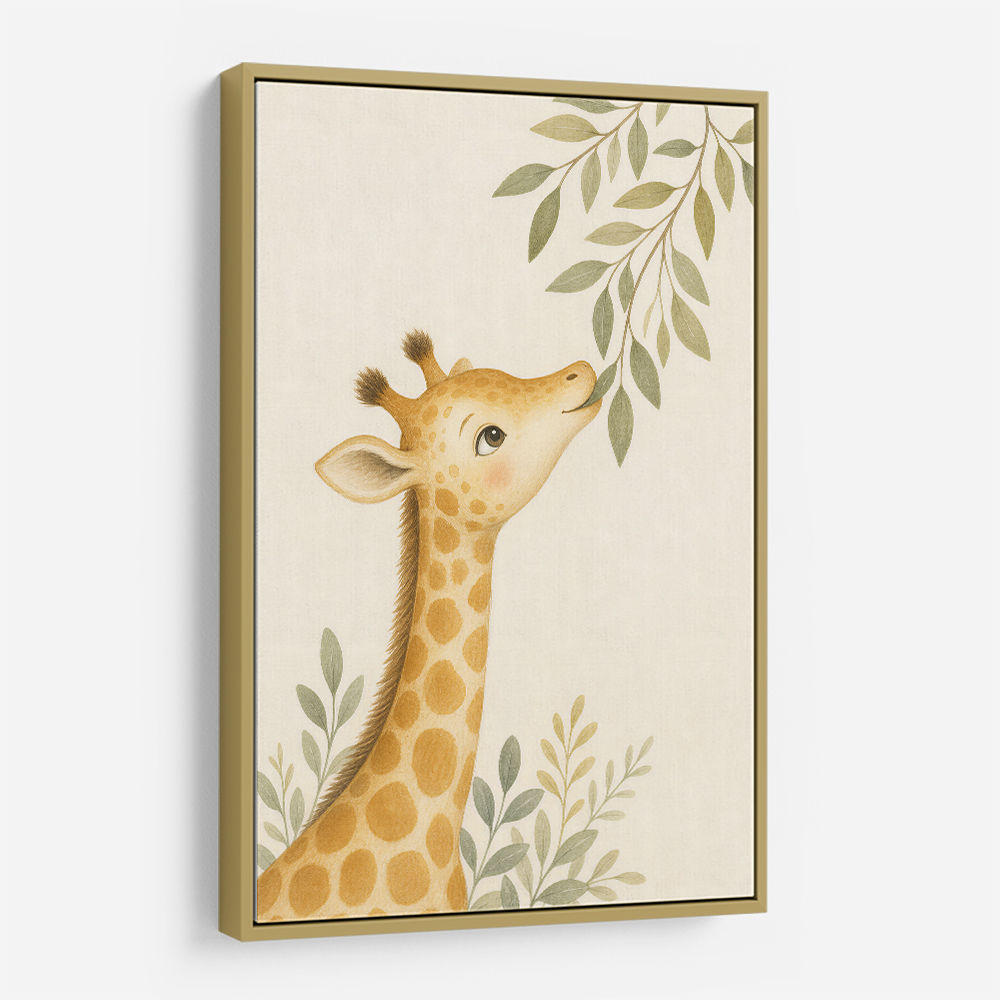 Gentle Giraffe Kids Wall Art Prints
