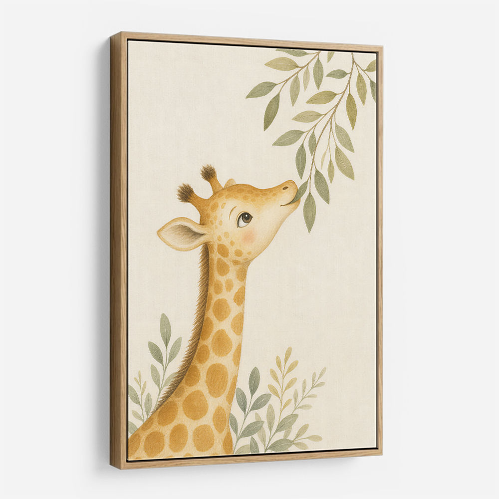 Gentle Giraffe Kids Wall Art Prints