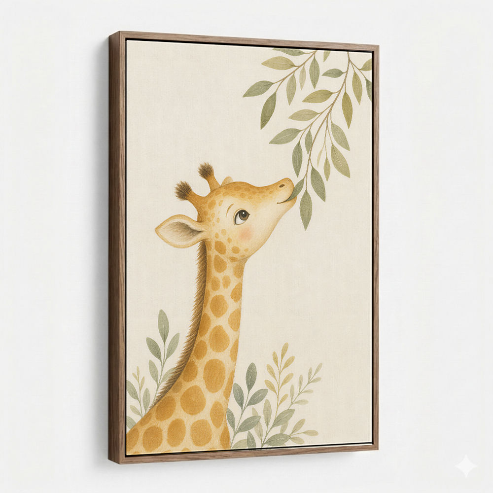 Gentle Giraffe Kids Wall Art Prints