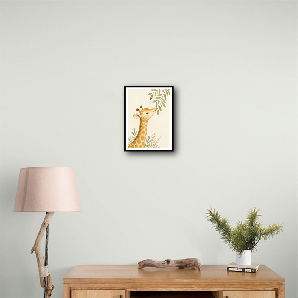 Gentle Giraffe Kids Wall Art Prints