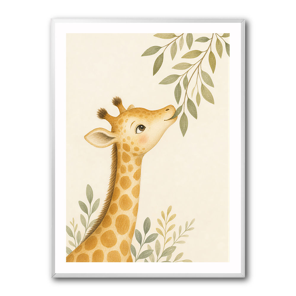 Gentle Giraffe Kids Wall Art Prints