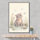Hippo Pond Kids Wall Art Prints