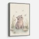 Hippo Pond Kids Wall Art Prints