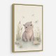 Hippo Pond Kids Wall Art Prints