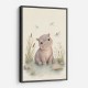 Hippo Pond Kids Wall Art Prints