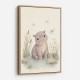 Hippo Pond Kids Wall Art Prints