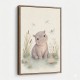 Hippo Pond Kids Wall Art Prints