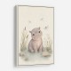 Hippo Pond Kids Wall Art Prints
