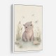 Hippo Pond Kids Wall Art Prints