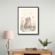 Hippo Pond Kids Wall Art Prints