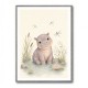 Hippo Pond Kids Wall Art Prints
