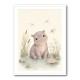 Hippo Pond Kids Wall Art Prints