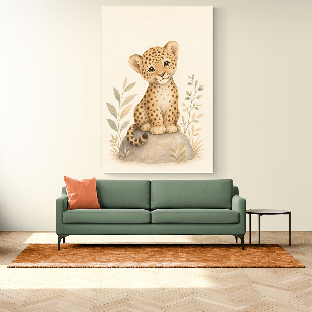Leopard Cub Kids Wall Art Prints