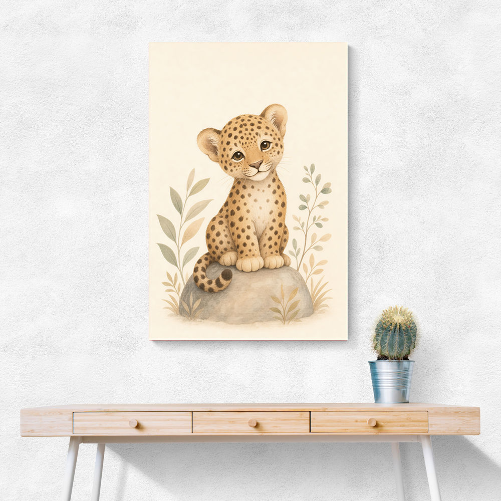 Leopard Cub Kids Wall Art Prints