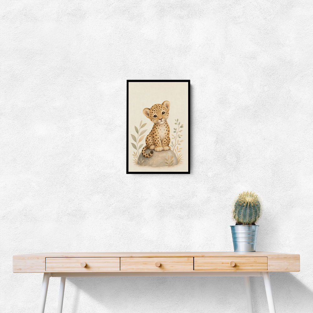 Leopard Cub Kids Wall Art Prints