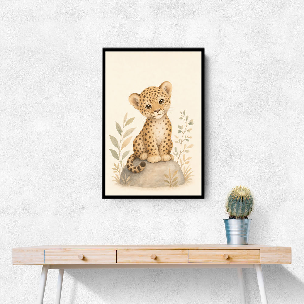 Leopard Cub Kids Wall Art Prints