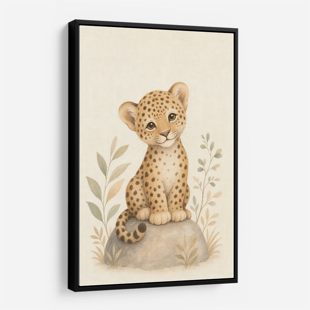 Leopard Cub Kids Wall Art Prints