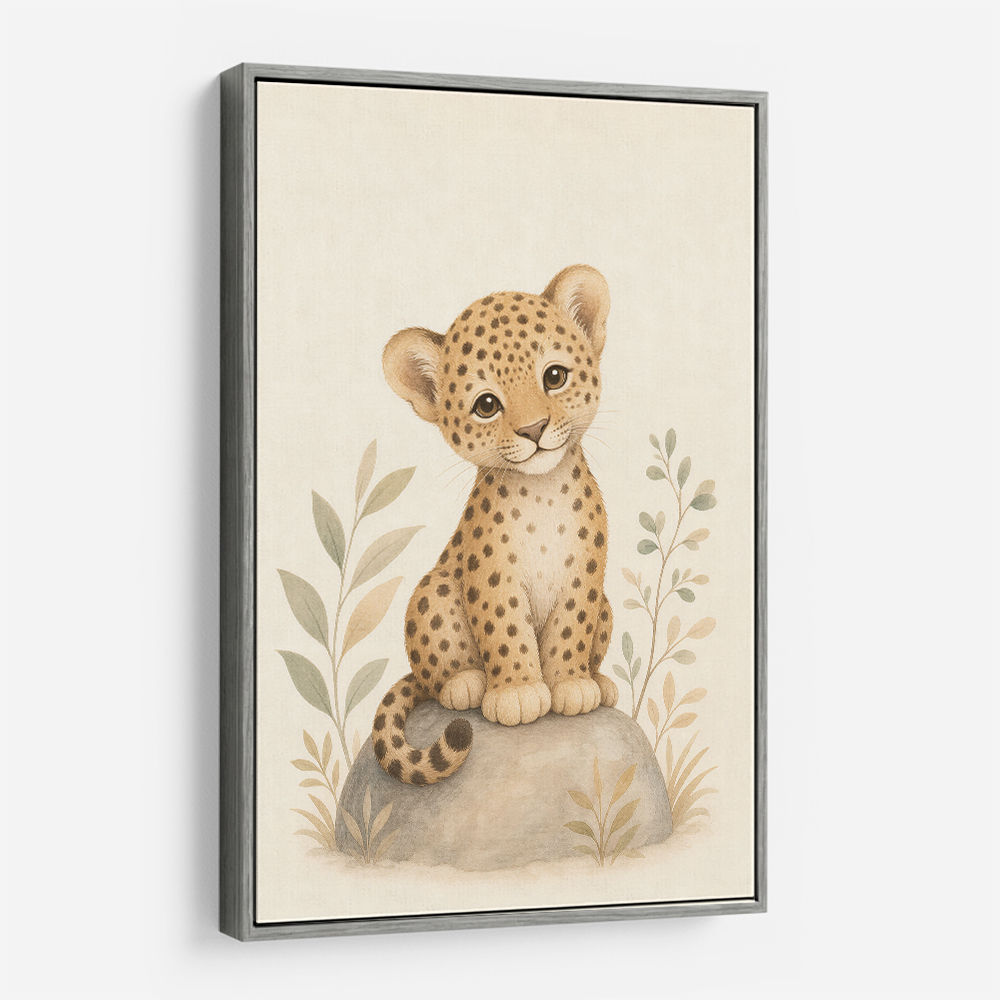 Leopard Cub Kids Wall Art Prints