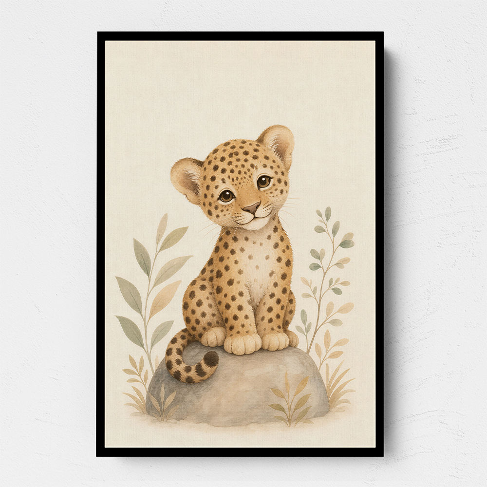 Leopard Cub Kids Wall Art Prints