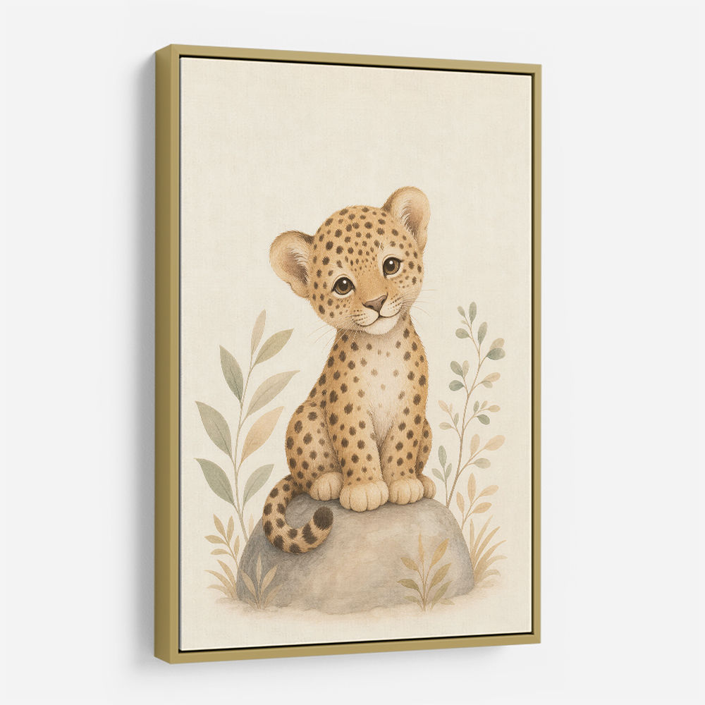 Leopard Cub Kids Wall Art Prints